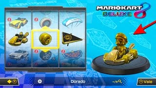 CÓMO CONSEGUIR LAS PIEZAS DE ORO EN MARIO KART 8 DELUXE  SECRETO  Nintendo Switch [upl. by Doble239]