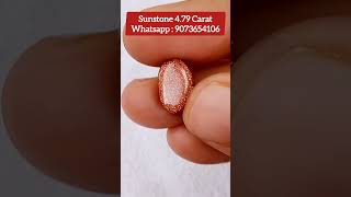 Sunstone with Certificate sunstone astroscience astrologicalgemstone ogj trending viralfeed [upl. by Annayd]