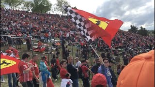 Giornata da tifoso Ferrari alla Rivazza per la Sprint Race F1 2022 di Imola Prima volta a un GP [upl. by Aruon688]