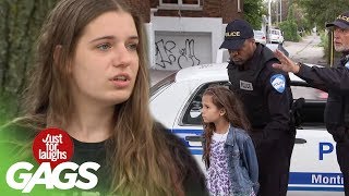 Little Girl Arrested for Selling Lemonade Prank  Just For Laughs Gags [upl. by Isyed161]