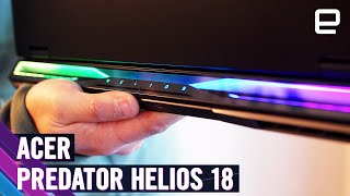 Acer Predator Helios 18 handson at CES 2024 [upl. by Gleich320]