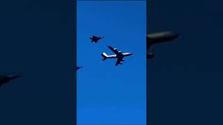 aviation automobile pacific airshow F22 refuel pacificairshowofficial [upl. by Llertnor]