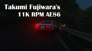 I Created Takumi Fujiwaras AE86 in Assetto Corsa [upl. by Nauwaj]