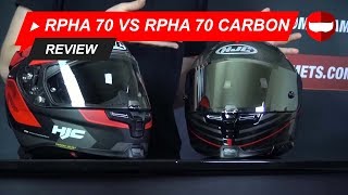 RPHA 70 vs RPHA 70 Carbon Review  ChampionHelmetscom [upl. by Ettenyar]