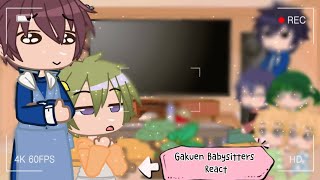 Gakuen Babysitters React💗 I’m back and alive👁🧍🏻Short🥲 [upl. by Derek]