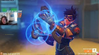 What PERFECT Tracer Aim Looks Like POTG SEEKER PRO TRACER GAMEPLAY OVERWATCH 2 SEASON 7 TOP 500 [upl. by Farnham]