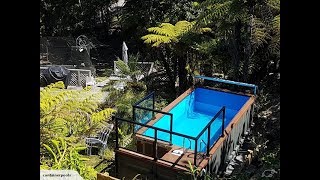 Shipping Container Pool DIY Design Ideas [upl. by Ansell]