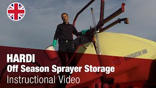 Instructional Video  Off Season HARDI Sprayer Storage [upl. by Marmawke]