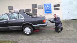 Mercedes Sticking or Frozen Brake Caliper Inspection You Can Do Yourself [upl. by Alicea]