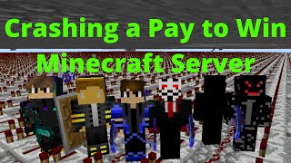 CRASHING a Pay to Win Minecraft Server with Worlds Largest Lag Machine  Herobrineorg [upl. by Valente]