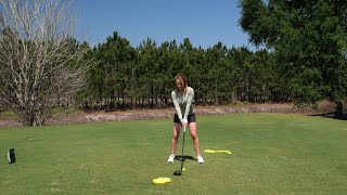 Shallow Out Your Driver Swing Drill  GolfPass [upl. by Ardiedal188]