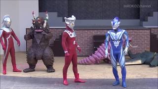 【ウルトラ怪獣大集合】ウルトラヒーローズスペシャルイベント☆ジード・アクロスマッシャー＆ウルトラセブン＆ウルトラマンレオ登場！ひらかたパークスペシャルショー [upl. by Ariahay]