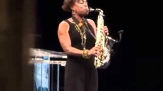 Gospel Saxophonist Angella Christie  Crenshaw Christian Center during NBA ALLSTAR WEEKEND in LA [upl. by Ellenaj189]