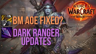 THEY FIXED BM AOE  Patch 1105 PTR Update for Hunters  Marksmanship Tier Buff More BM Reworks [upl. by Euqinamod]