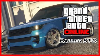 GTA Online  Gallivanter Baller STD Úpravy a jazda Range Rover [upl. by Aivat]