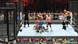 WWE 2K15  Xbox One  PS4   Elimination Chamber Gameplay  HD [upl. by Lewin]