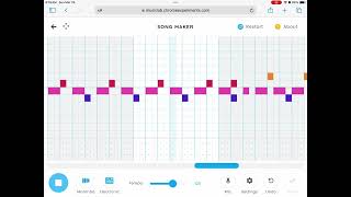 My music in Chrome music lab Song maker [upl. by Stander]