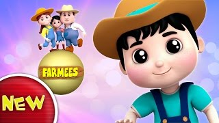 Head Shoulders Knees And Toes  Nursery Rhymes  Kids Songs  Baby Rhymes by Farmees [upl. by Trocki]