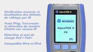 Qualificateur de réseaux et câblages SignalTEK II  IDEAL NETWORKS [upl. by Seavir]