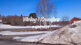 Vårdag i Kramfors  9 april 2024 [upl. by Maddalena964]