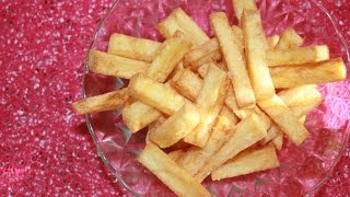 Pommes Frites selbstgemacht in der Pfanne [upl. by Ybrek86]