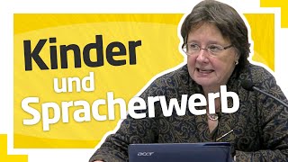 Was brauchen Kinder zum Spracherwerb [upl. by Ahsenod]