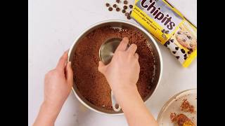 HERSHEYS CHIPITS No Bake Chocolate Zucchini Cake [upl. by Rebak]