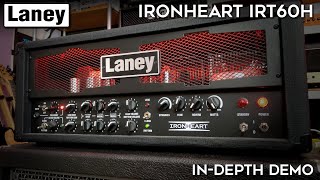 Laney Ironheart IRT60H indepth demo 16 guitars [upl. by Gwenore885]