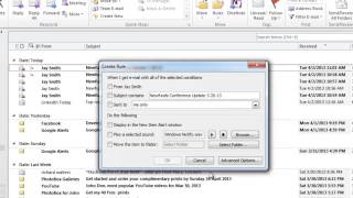 How to Create Spam Filter in Microsoft Outlook [upl. by Analihp]