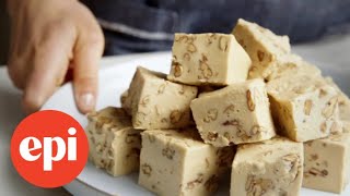 You Only Need 3 Ingredients for This MaplePecan Fudge  Epicurious [upl. by Jesus]