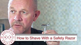 Tutorial Learn How To Shave With a Safety Razor [upl. by Sherill]