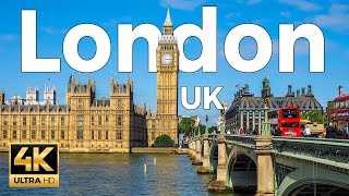 London England United Kingdom Walking Tour 4k Ultra HD 60fps – With Captions [upl. by Belicia]