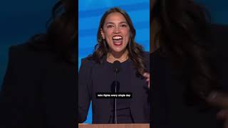 AOC at DNC ‘Trump would sell this country for a dollar’ [upl. by Arted811]