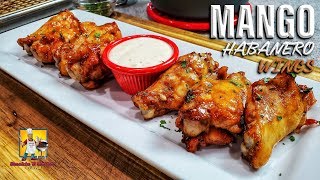 Mango Habanero Wings  March Madness Munchies [upl. by Annwahs634]