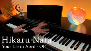 Your Lie in April OP「Hikaru Nara」Goose House  Animenz arr [upl. by Elmajian440]