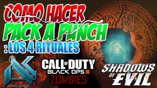 Black Ops 3 Todos los rituales  Pack a Punch Parte 2  Guía 3 Zombies [upl. by Inalem]