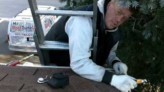 eavestrough leak repair [upl. by Ennaeirb]