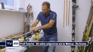 Alpin Ski präparieren wie die Profis Kanten schleifen wie im SkiWeltcup  Tutorial in 3 Schritten [upl. by Halehs]