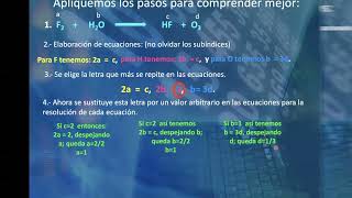 Ajuste de ecuaciones por método algebraico ec simple [upl. by Ileek]