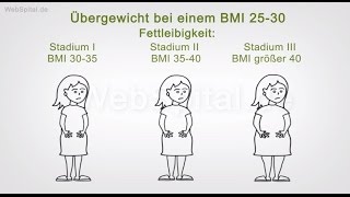 Übergewicht Ursachen und Stadien [upl. by Bezanson197]