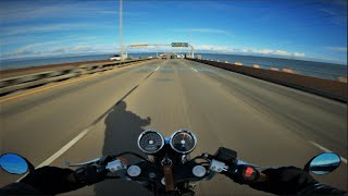 BAY AREA highway RidePulls  Royal Enfield Continental GT 650  PRO AUDIO ONBOARD  POV 4K [upl. by Llemart]