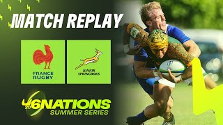 MATCH REPLAY  France v South Africa  U20 Six Nations Summer Series [upl. by Lindley]