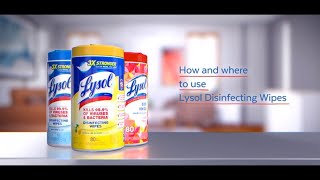 How and Where to Use Lysol Disinfecting Wipes [upl. by Sanford]