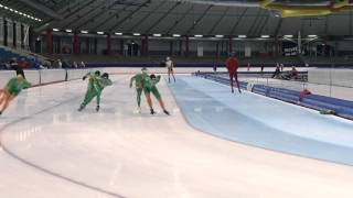 JO 2014  patinage de vitesse Alexis Contin [upl. by Pelagias]