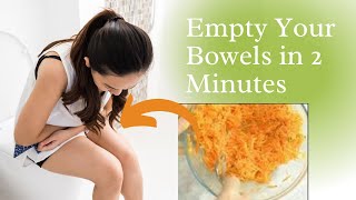 Empty Your Bowels in 2 Minutes With This 2 Ingredient Mixture [upl. by Anav78]