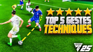 5 Gestes Techniques EFFICACES à Maîtriser sur FC 25 🔥  TUTO [upl. by Alegnad590]