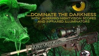 Hog Hunting Equipment  Equipment Demo  Night Vision Scope  JAGER PRO™ [upl. by Ielarol]