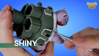 Shiny Gigantamax Blastoise Pokémon Clay Art [upl. by Nalniuq]