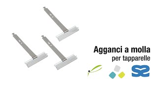 Agganci a molla Maxi per tapparelle PVC alluminio e acciaio [upl. by Champagne]