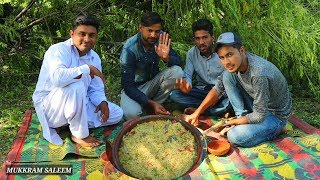 Junglee Pulao Recipe Village Style Cooking by Mukkram Saleem  MY Village Food Secrets [upl. by Loram]